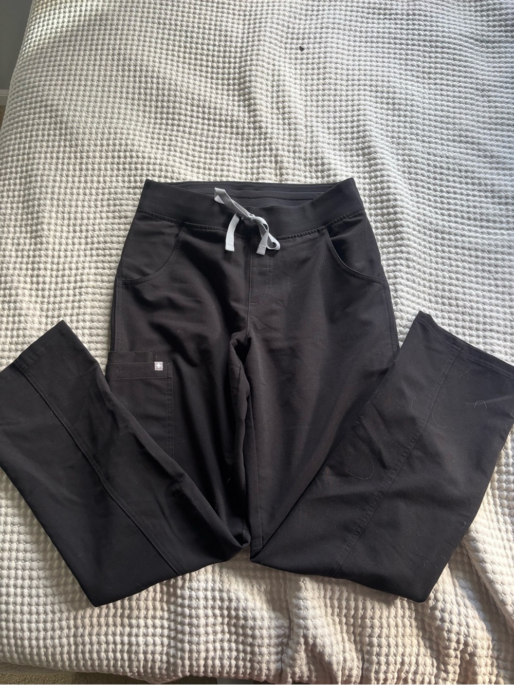 Figs Black Women's Scrub (Kade) Pants